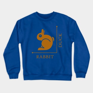 Duck Rabbit Illusion Crewneck Sweatshirt